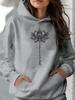 2025 Autumn and Winter Women's Casual Hoodie Mandala Print Long Sleeve Street Style Fashion Hood Soft and Comfortable Sweatshirt