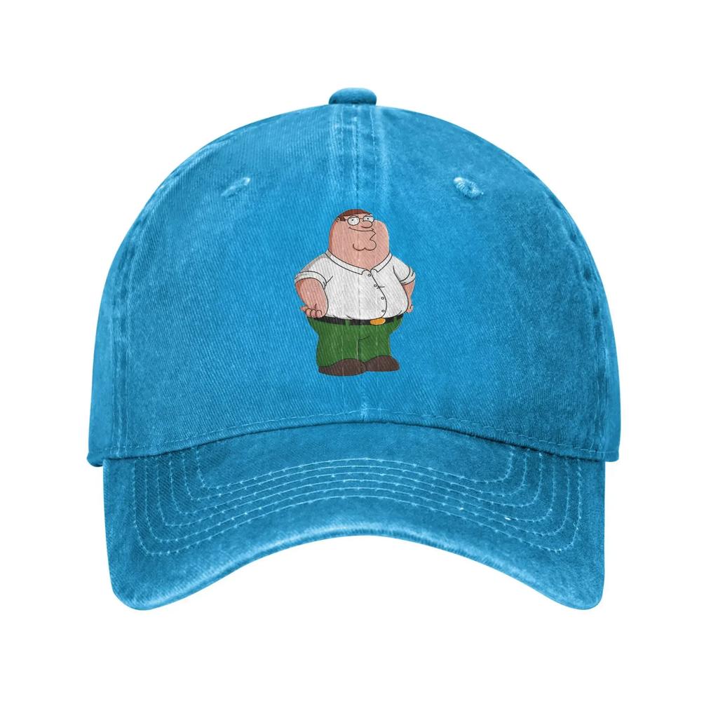 Roger Ricky Spanish Families Cartoon Baseball Cap for Men Women Distressed Washed Headwear Unstructured Caps