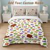 Bedding Set 1 Duvet Cover 2 Pillowcases The Gruffalo Print Soft Bed Linen Bedroom Decor