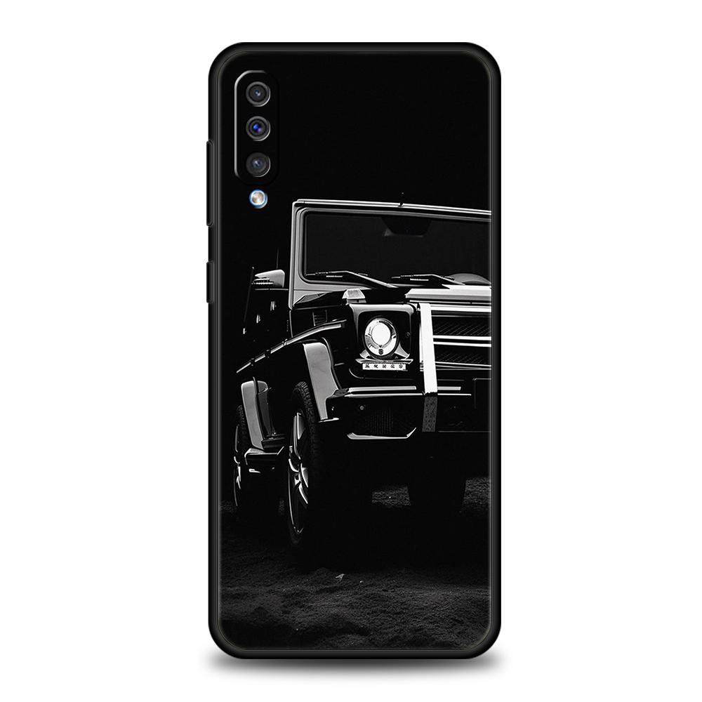 Male Men Brand SUV Sports Cars Phone Case for Samsung Galaxy A24 A13 A53 A73 A33 A22 A12 A02 A03 A05 A70 A50 5G Silicone Shell