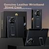 Wristband Stand Case for Huawei Mate X5 - Classic Edition Full-Coverage Anti-Drop Leather Ultra-Thin Magnetic Lens Protection