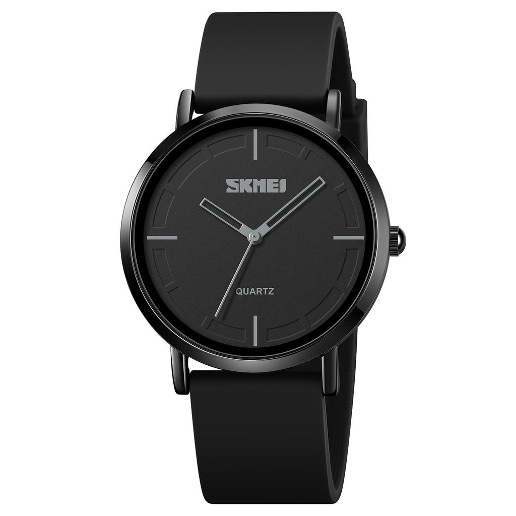 SKMEI 2050 Men Waterproof Silica Gel Band Male Clock Reloj Hombre Men's Quartz Watch Silm High Hardness Glass Quartz Wristwatch