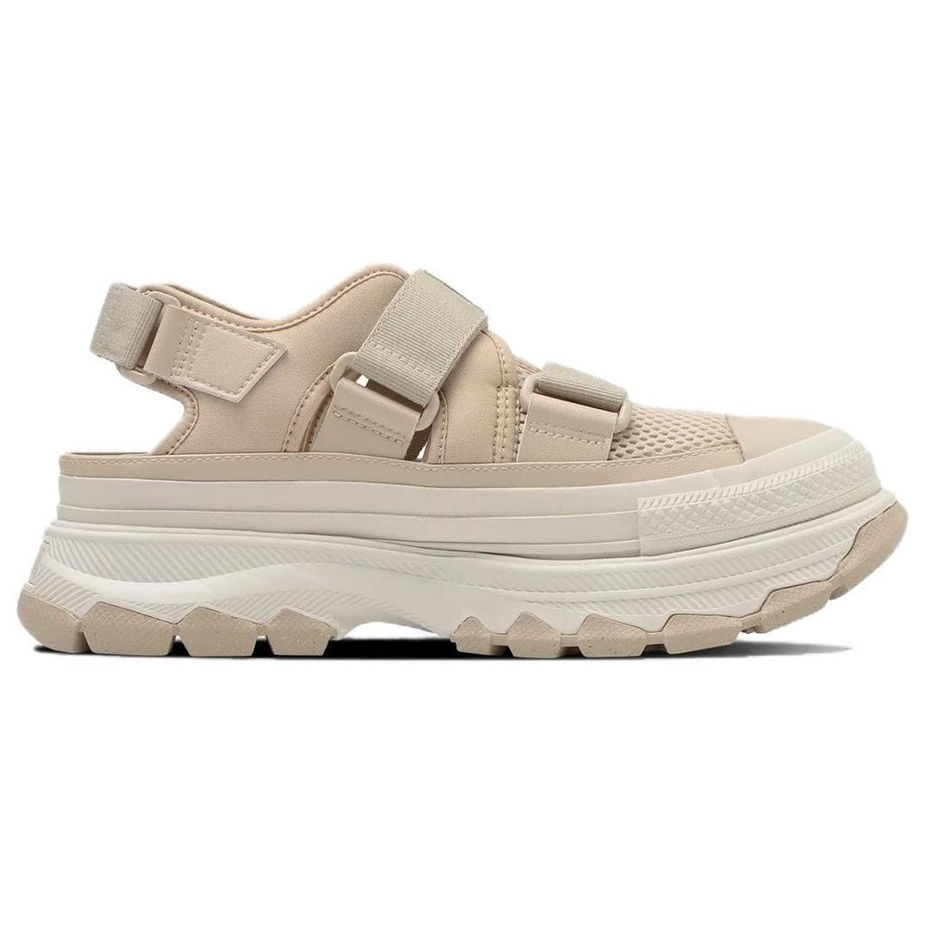 Converse All Star Нескользящие Удобные Повседневные Пляжные Сандалии Сандалии Унисекс Коричневый Белый 31311970