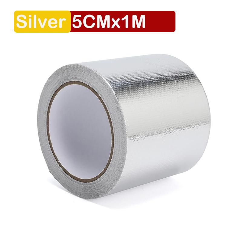 5M Roll Fiberglass Heat Shield Self Adhesive Exhaust Header Pipe Heat Wrap Tape Thermal Protection Exhaust Pipe Insulate