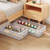 Foldable PVC Shoes Storage Box Transparent Visible Storage Boxes for Clothes Shoes Toys Sundries Space Saving Home Organizer