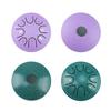 Tongue Drum 4.5 Inch 8 Tone Steel Tongue Drum Mini Hand Pan Drums Drumsticks Music Tambourine Drum Percussion Instrument