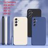 Квадратный чехол для телефона из жидкого силикона для Samsung Galaxy A16 A26 A36 A56 5G Матовый мягкий противоударный чехол на заднюю панель Fundas