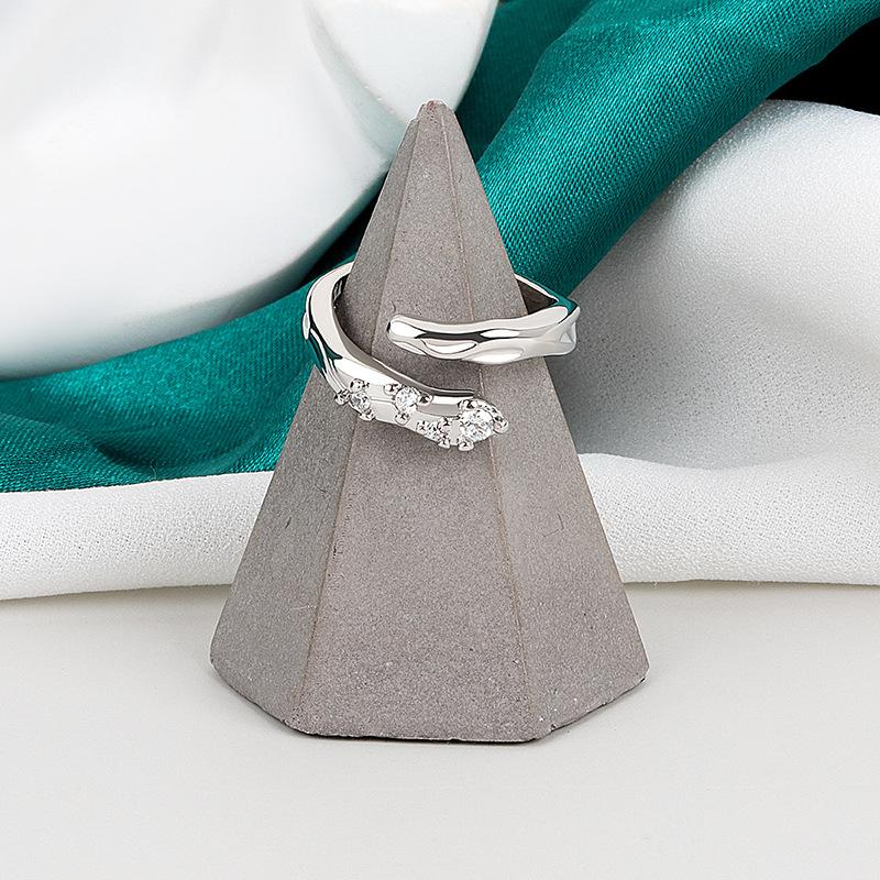 Женское персонализированное кольцо на палец с цирконием, кольца для женщин, обручальное кольцо из медного сплава золотого цвета, модные украшения на удачу, подарок, регулируемые женские кольца