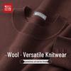 Hodo Men's Wool Blend Crew Neck Sweater