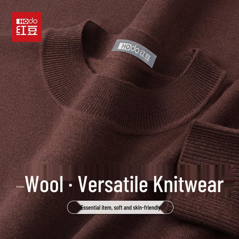 Hodo Men's Wool Blend Crew Neck Sweater