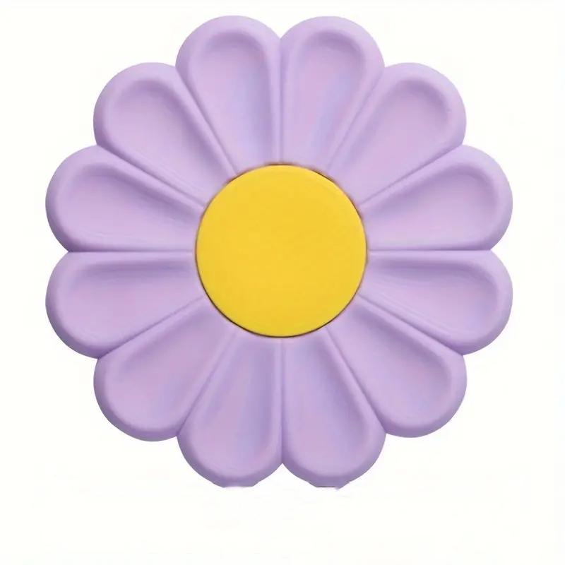 Подставки под стаканы Daisy из силикона в форме милого цветка, термостойкие подставки под стаканы под кофе, силиконовые коврики для кухонной стойки