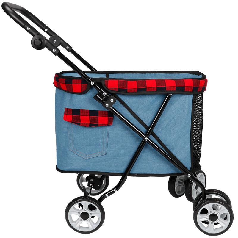 Портативная складная коляска для домашних животных для собак Тедди Сиба-ину, кошек, уличного использования
