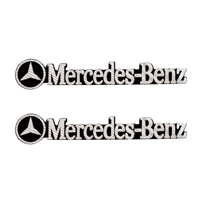 TEP3 For Mercedes Benz AMG W204 W203 W211 W212 W213 W205 W210 W201 W126 Aluminum Car Audio Decoration Sticker Badge Decal Accessories