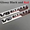 2Pcs 3D ABS Car Fender Side Badge For Mercedes Benz E63s AMG W213 W212 W205 C63S V8 BITURBO 4MATIC Emblem Stickers Accessories XV7