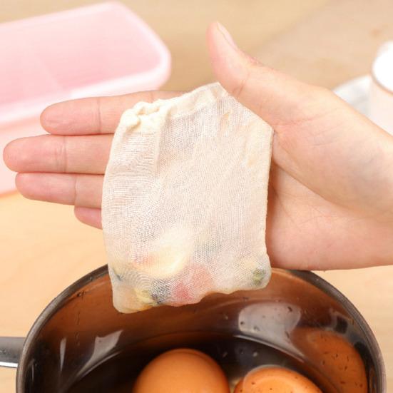 10/20 шт. многоразовых мешочков для специй с завязкой, мешочки из натуральной хлопковой ткани для фильтрования чая, трав, супа, многоразовые чайные пакетики, прочные мешочки из марли