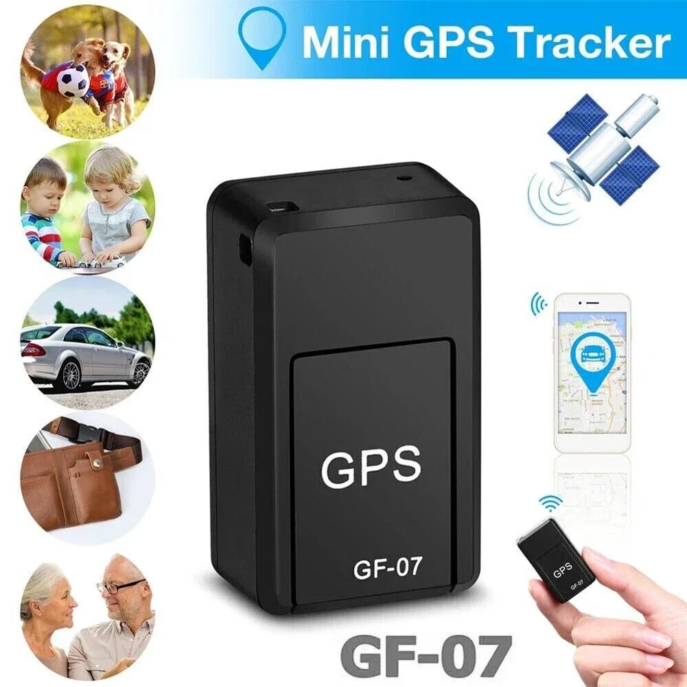 Mini Magnetic GF-07 GPS Car Tracker Car Magnetic Seat SIM Card Information Locator Real Time Tracking Anti-theft Locator