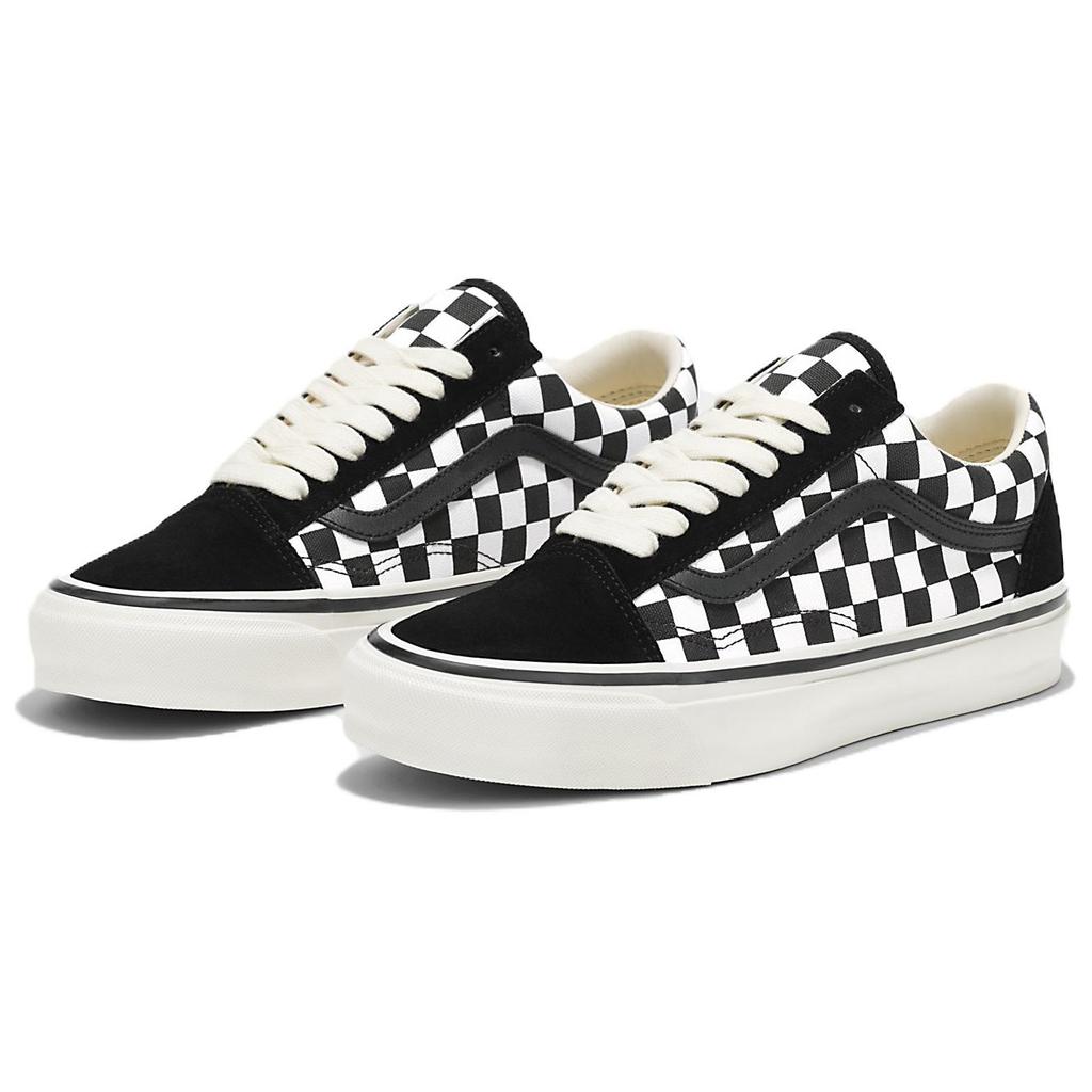 Vans Унисекс Премиум Старая Школа Клетка Черно-Белый VN000D56BZW
