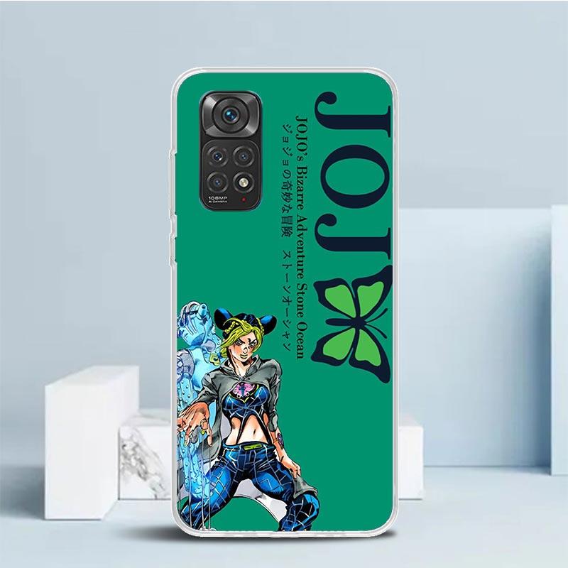 Чехол для телефона JoJo's Bizarre Adventure Джолин Куджо для Xiaomi Redmi Note 15 14 14S 13 12S 12 Pro Plus 11S 11 11T 11E 10S 10 + Мягкий T
