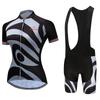 Летний короткий комплект одежды для езды на велосипеде, женские спортивные трикотажные костюмы, черные брюки-комбинезон