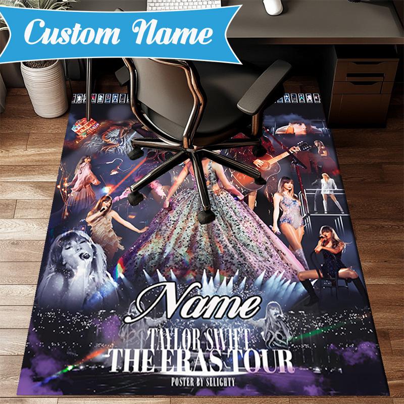 Custom Name Taylor Top singer Rug Game Carpet, Floor Mat for Bedroom Living Room Entryway Rug, Home Decor Idea Gift for Christmas birthday