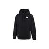 Jordan Logo Print Fleece-Lined Hoodie with Loose Fit Long Sleeves Women Hoodie Black DQ4604-010