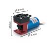 8000 Hours Lifetime Brushless Motor 5V DC Mini Gas Pump Small Sampling Silent Micro Vacuum Diaphragm Air Pump