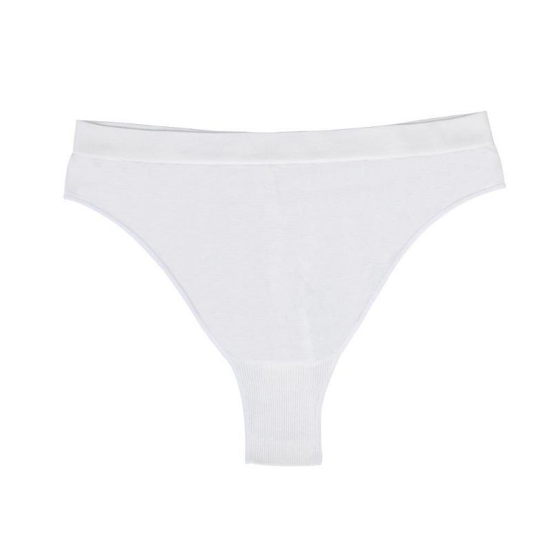 Seamless Underwear Women Solid Color Sexy Thong High-waisted Underwear for Women