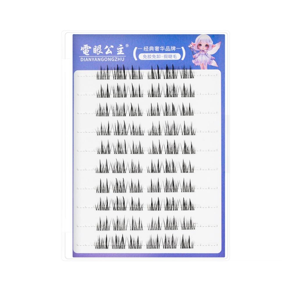 Густые накладные ресницы без клея, долговечные, сегментированные, пучки ресниц для женщин и девочек