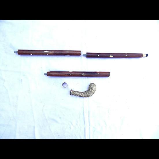 Винтажная дизайнерская ручка, античная латунная прогулочная трость, деревянная трость