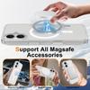 Чехол для iPhone 16, совместимый с MagSafe TPU + акриловый чехол для телефона с кнопкой управления камерой