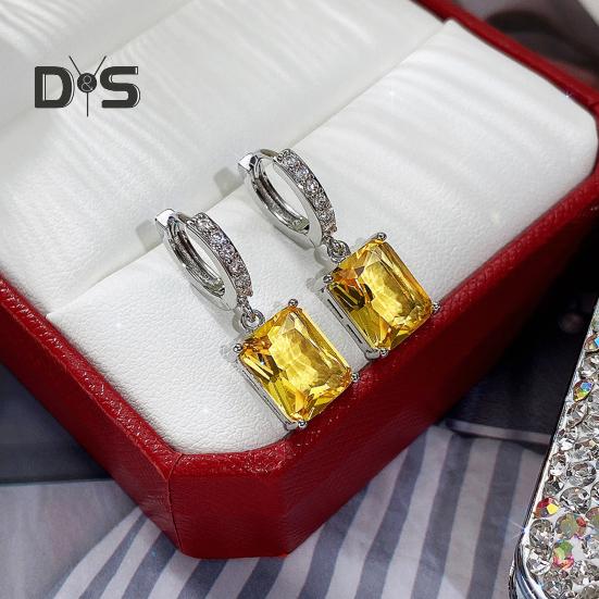 Большие висячие серьги из циркона для женщин, сверкающие кубические серьги-подвески со стразами, украшения для банкетов, свиданий