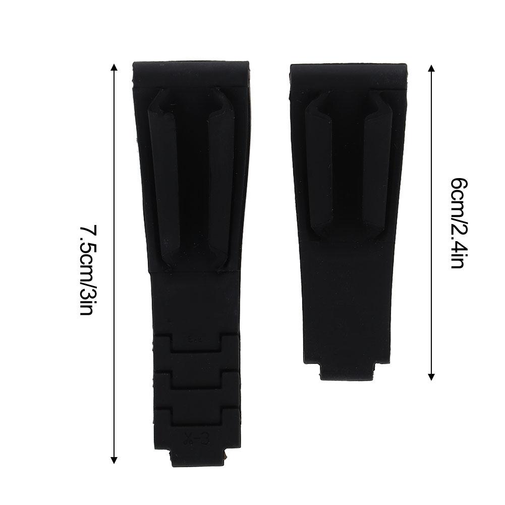 Сменный силиконовый ремешок премиум-класса, черный ремешок для наручных часов Submariner