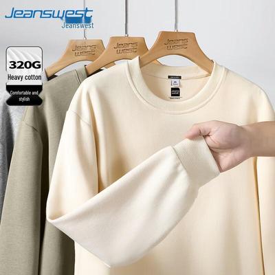 Мужской свитшот из плотного хлопка с круглым вырезом от Jeanswest