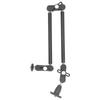 Articulating Arm Two Section 360 Degrees Rotation 1 4inch 3 8inch 4.4lb Load Bearing Articulating Arm for Fill Light