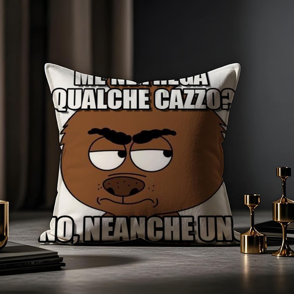 Чехол на подушку Brickleberry Защита от пылевых клещей Наволочка Невидимая молния Шелковистый короткий плюш Чехол на подушку для дивана