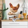 Курица несушка Смешная наклейка на стену Вертикальное настенное искусство Художественное произведение Наклейки Декор для гостиной Дома Кухни Постер