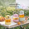Спортивная стеклянная бутылка для воды Buydeem с высокой термостойкостью и соломинкой