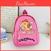 Cute Capybara Cartoon Bath Sun Letter Print Children Backpack For Use Daily
