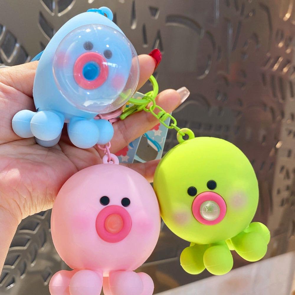 Силиконовый кулон-осьминог, кукла-осьминог, брелок, подарок на день рождения