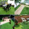 6/12PCS Artificial Grass Turf Tiles12''x12''Pet Lawn Mat Garden Self Draining Synthetic Rug for Patio House Decoration Balcony