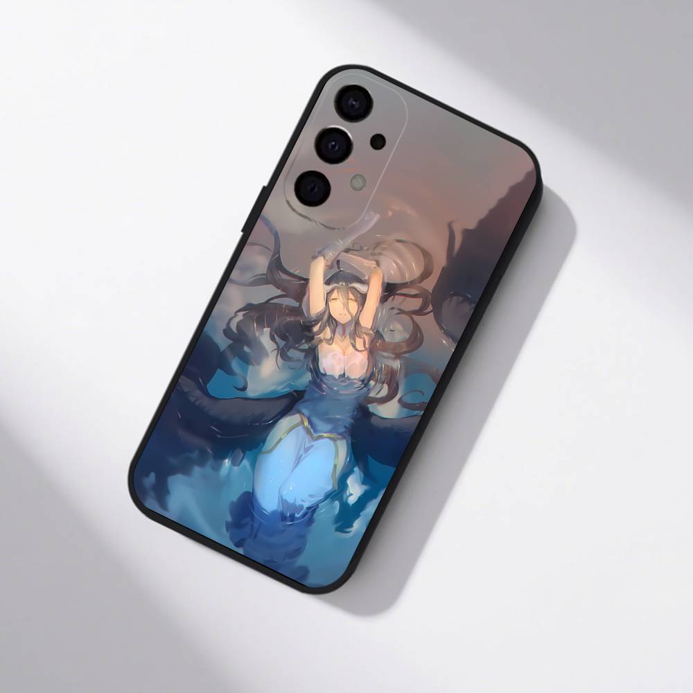 A-Альбедо О-ПовелительS Чехол для телефона для Samsung S25,S24,S21,S22,S23,S30,Ultra,S20,Plus,Fe,Lite,5G Черный чехол