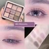 Makeup Novo Nine-Color Earth Color Eye Shadow Plate Low Saturation Smoky Purple Cool Gray Smoky Color 2023 New Arrival