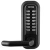 Mechanical Keyless Entry Door Lock, 14 Digit Keypad, Embedded Outdoor Gate Door Locks Set with Keypad and Handle, Water-proof Zinc Alloy, Easy to
