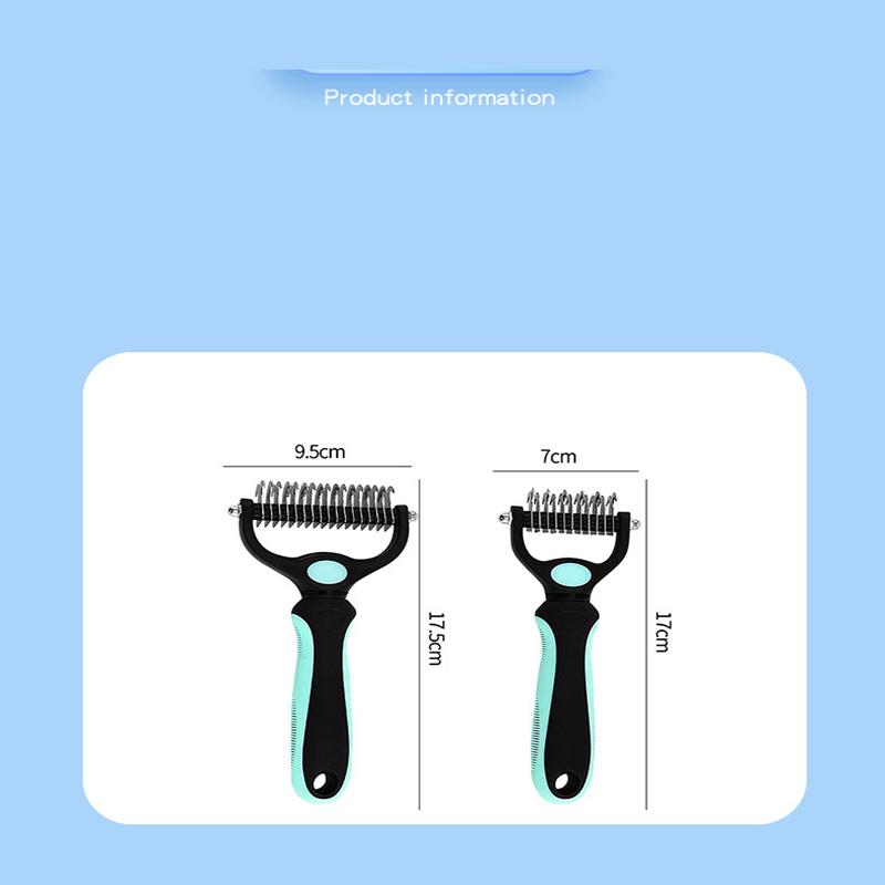 Расческа для домашних животных PC для собак и кошек Расческа для завязывания узлов Уход за шерстью Расчески для удаления пуха Машинки для стрижки волос Массажная щетка Принадлежности для домашних животных