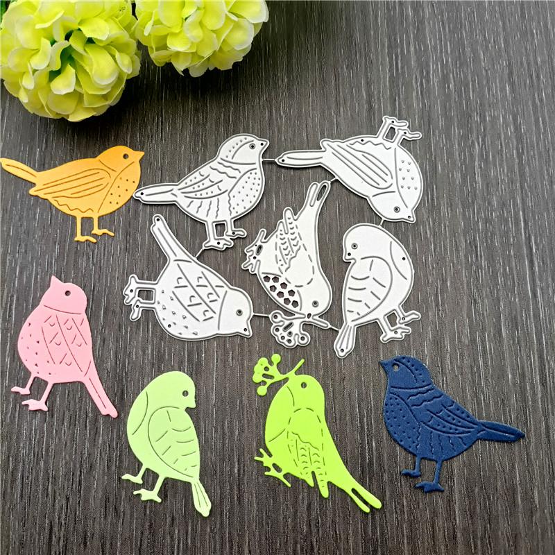 Birds Metal Cutting Dies Stencil DIY Scrapbooking Photo Album Decor Embossing Cards Making DIY Crafts