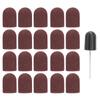 Шлифовальный колпачок для дизайна ногтей, набор сверл для полировки, шлифовки, шлифовальных лент (16 х 25 мм)коричневый