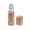 10ml Portable Perfume Spray Bottle Rhinestone Inlaid Refillable Leakproof Travel Mini Cosmetics Sub Bottle Container Wholesa