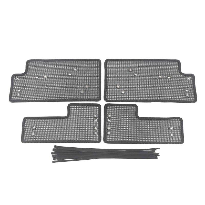 4pcs Car Insect-proof Air Inlet Protection Cover Insert Vent Racing Grill Filter Net Accessory For GEELY STARRAY FX11 2023-2025