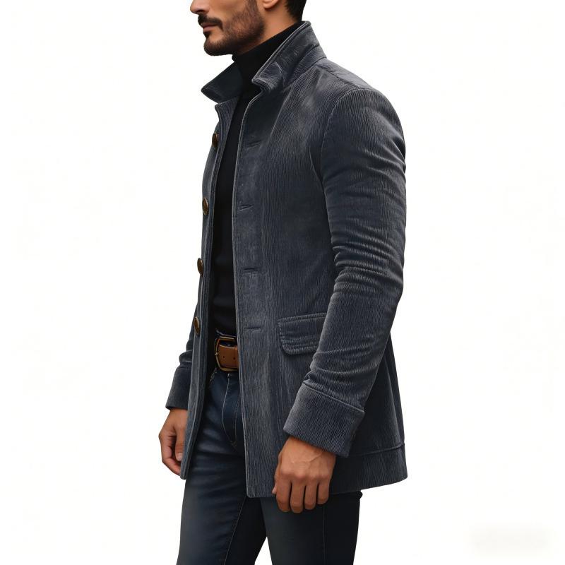 Модный однобортный пиджак для мужчин 2025 года - Многоцветный, Разные размеры