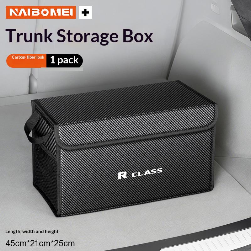ECLD4 For Mercedes-Benz R Class Car Trunk Foldable Storage Box Multi-Purpose Storage Organizer Bag Large-Capacity Stowing Tidying Bag